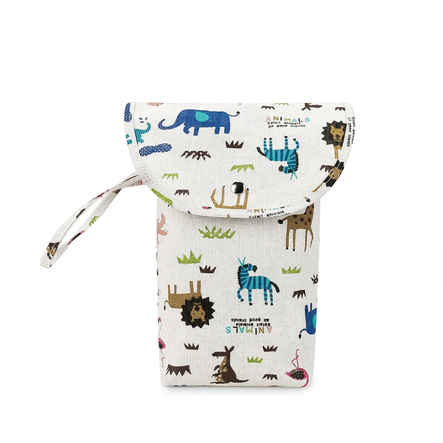 Baby Diaper Bag Reusable Waterproof Wet/Dry Storage Nappy Bag For Disposable Carrying Diaper Clothes Organizer Handbag