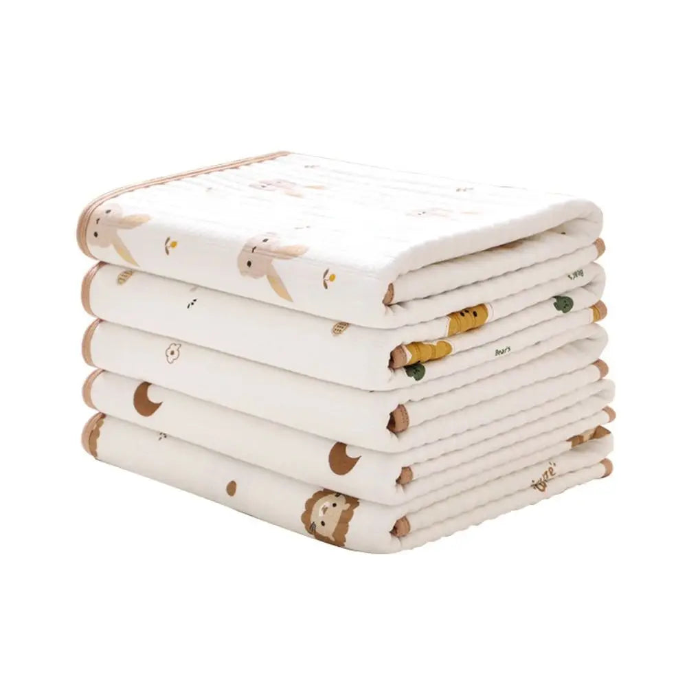 Waterproof Mat Infant Diaper Mat Breathable Pure Cotton Baby Nappy Toddler Changing Table Physiological Period Mat Changing Pad