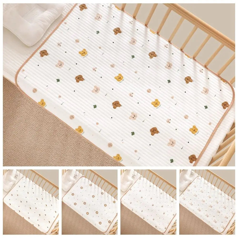 Waterproof Mat Infant Diaper Mat Breathable Pure Cotton Baby Nappy Toddler Changing Table Physiological Period Mat Changing Pad