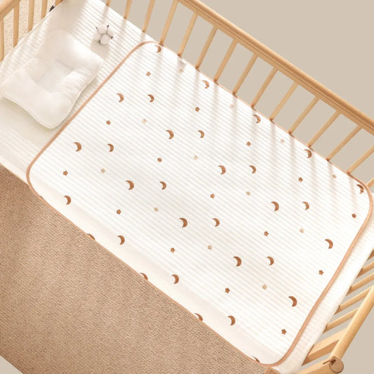 Waterproof Mat Infant Diaper Mat Breathable Pure Cotton Baby Nappy Toddler Changing Table Physiological Period Mat Changing Pad