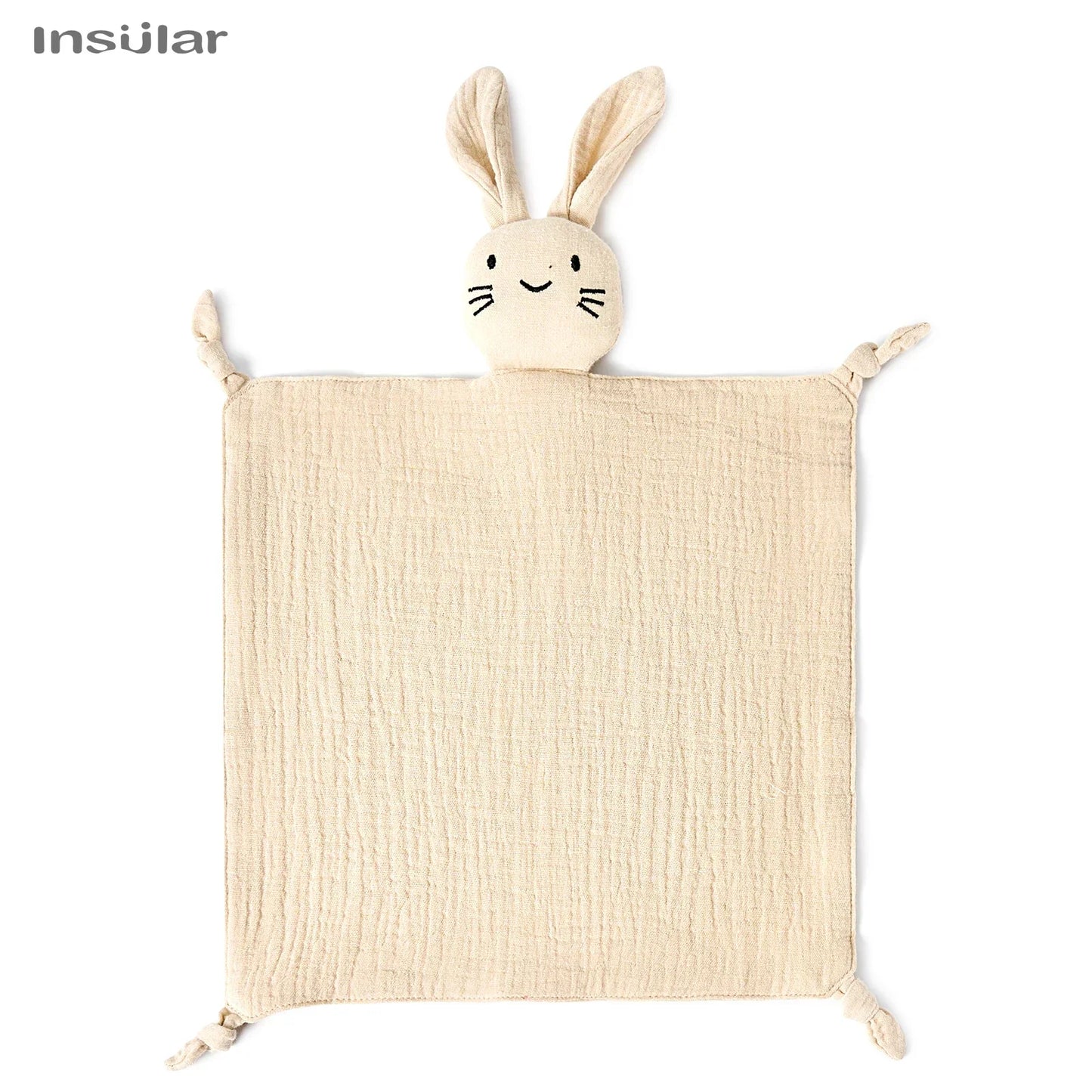 Baby Soothing Towel Soft Rabbit Doll Cotton Teether Infant Comfort Sleeping Nursing Cuddling Blanket Toys Appease Towel Baby Toy
