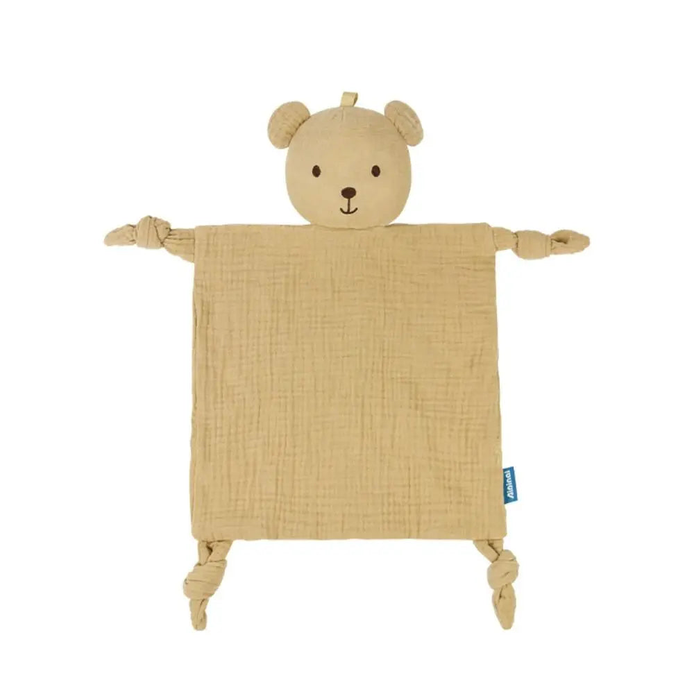 Cute Soft Baby Cotton Gauze Blanket Rabbit Ears Sensory Toy Soothe Appease Towel Cute Doll Cartoon Handkerchief Kids Sleep