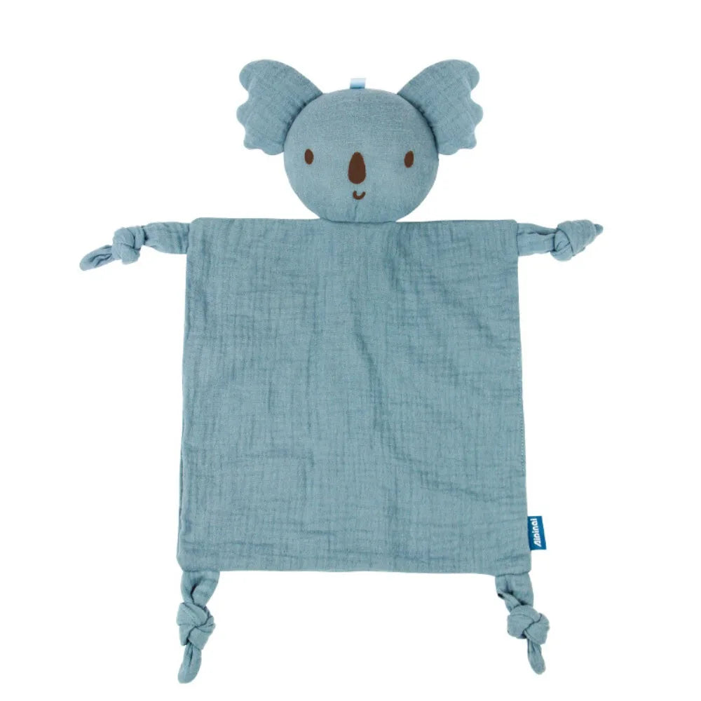 Cute Soft Baby Cotton Gauze Blanket Rabbit Ears Sensory Toy Soothe Appease Towel Cute Doll Cartoon Handkerchief Kids Sleep