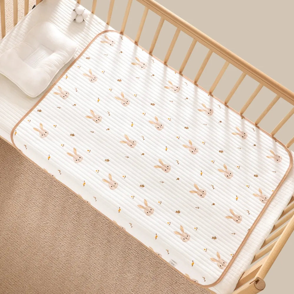Waterproof Mat Infant Diaper Mat Breathable Pure Cotton Baby Nappy Toddler Changing Table Physiological Period Mat Changing Pad