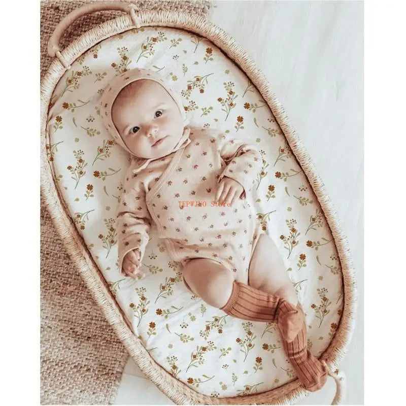 U50F Baby Fitted Crib Sheets Mattress Protectors Cover Protective Sleeve Infant Toddlers Boys Girls Bedding Stuff Essential