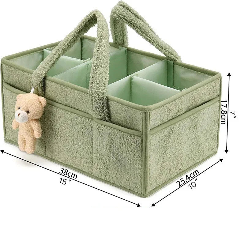Baby Nappy Bag Diaper Bags for Newborn Stuff Diaper Stackers & Caddies Baby Diaper Organizer  Kids Car Stroller Container Bag