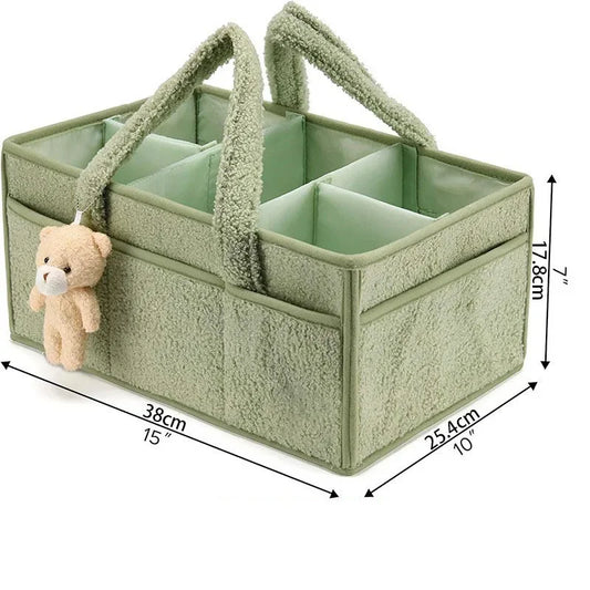 Baby Nappy Bag Diaper Bags for Newborn Stuff Diaper Stackers & Caddies Baby Diaper Organizer  Kids Car Stroller Container Bag