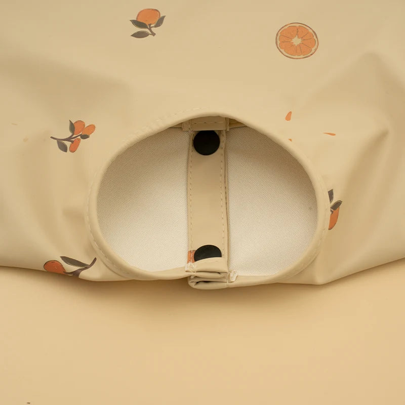 Baby Waterproof Feeding Bib Kid Long Sleeve Painting Art Smock for Little Boy Girl Adjustable Anti-dirty Child Meal Eating Apron